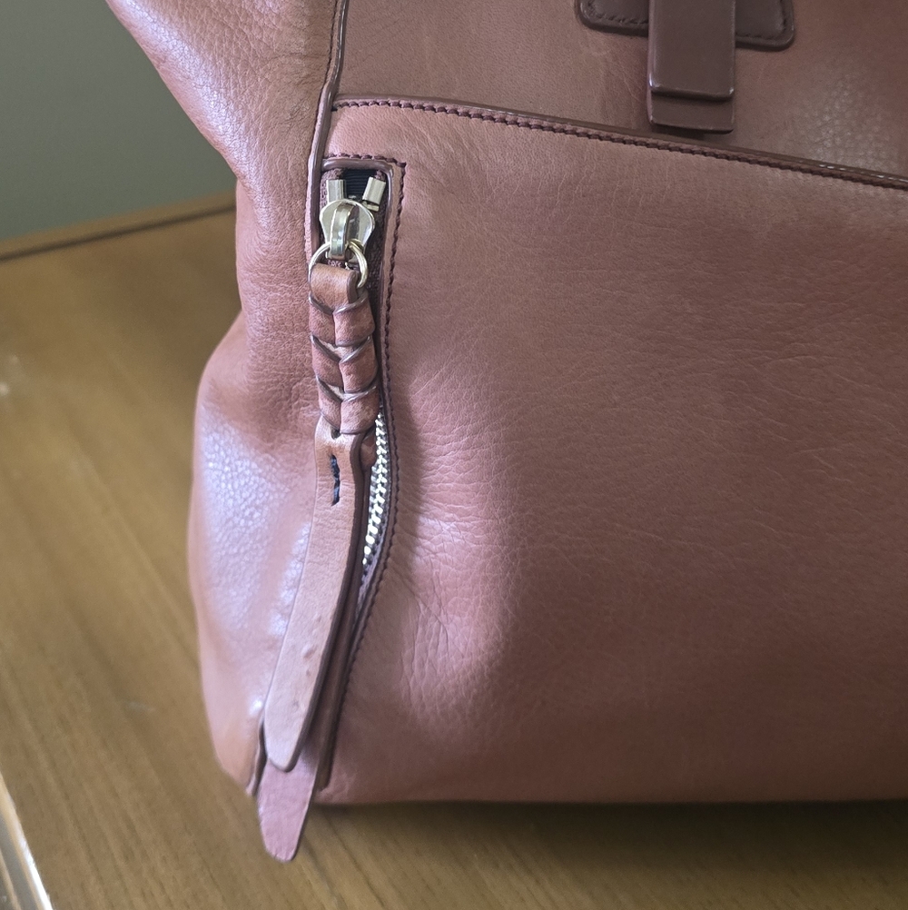 Cole Haan Felicity Hobo Sequoia Brown Tote Bag Leather - Picture 3 of 11